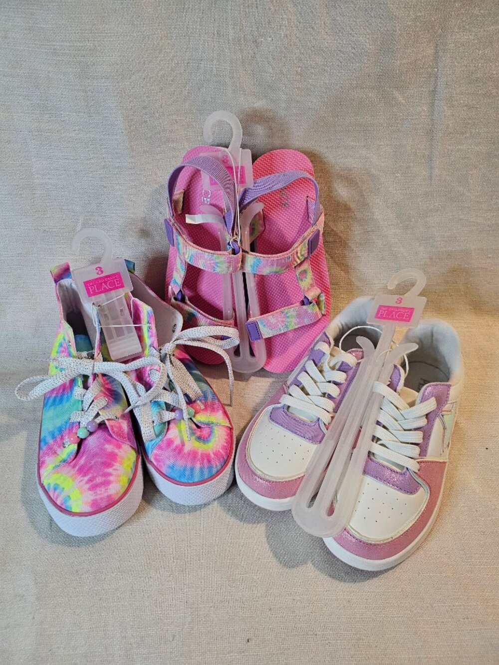 The Children's Place Girl's Summer Fun Shoe Set - Size 3